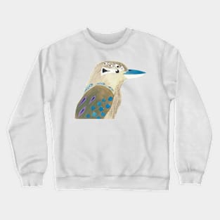 Native Birds of Australia Collage - Set 3 Kookaburra Crewneck Sweatshirt